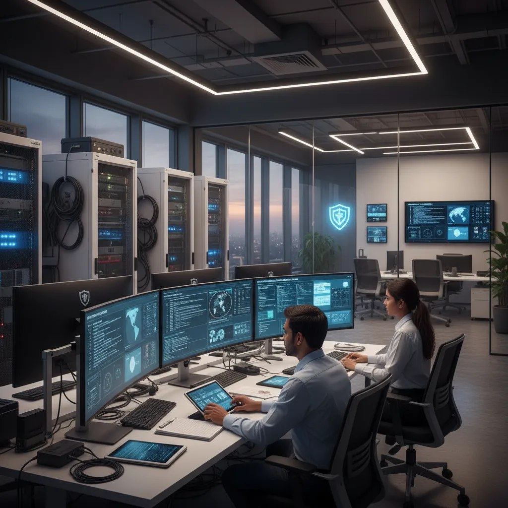 Enterprise Security & Compliance illustration